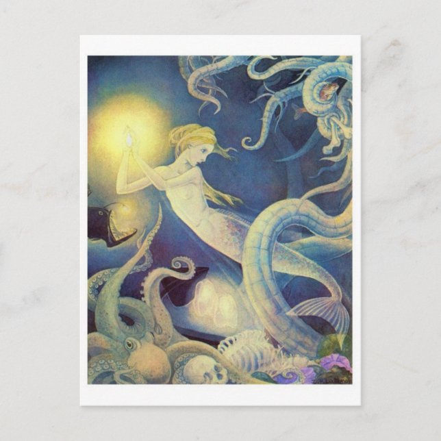 vykort för vintage (Framsida)