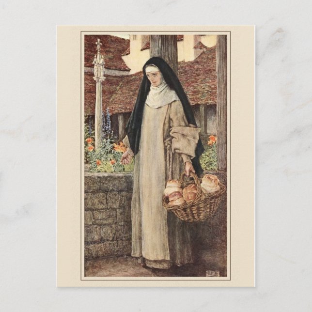 vykort för vintage (Framsida)