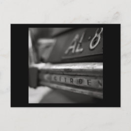 vykort för vintage bil | Citroen 2cv | Frankrike