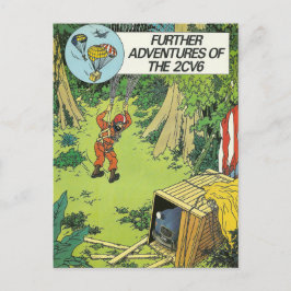 vykort för vintage bil | Citroen 2cv | Frankrike