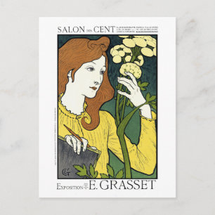 vykort för vintage i art nouveau: efter Grasset