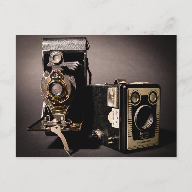 vykort för vintage-kameror (Framsida)