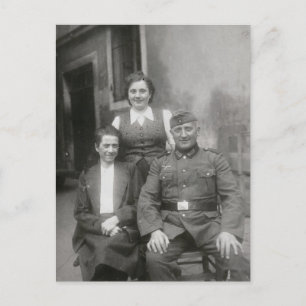 vykort för vintagens familj