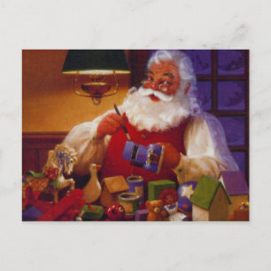 Vykort för vintageSanta jul