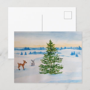 vykort för vinter