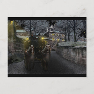 vykort för vinterslott