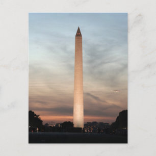 vykort för Washington-monument