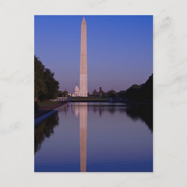 vykort för Washington-monument (Framsida)