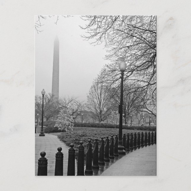 vykort för Washington-monument (Framsida)