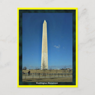 vykort för Washington-monument