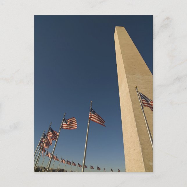 vykort för Washington-monument (Framsida)