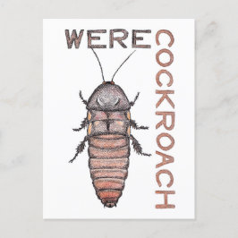 vykort för Werecockroach