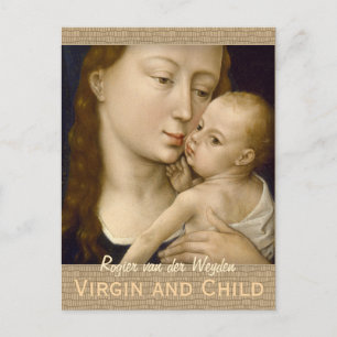 vykort för Weyden Virgin och Child CC0668