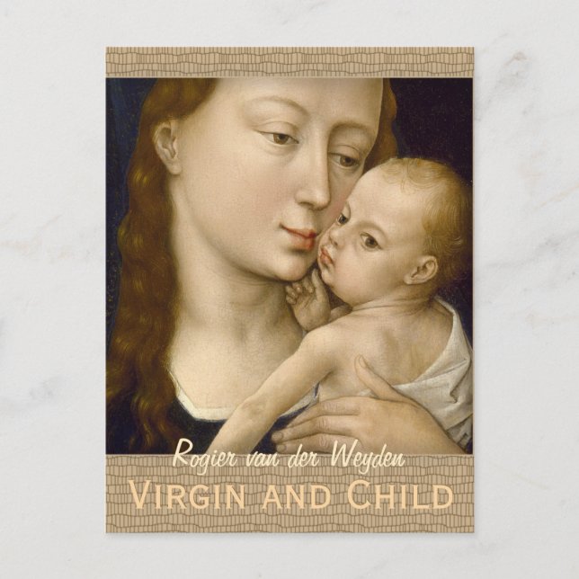 vykort för Weyden Virgin och Child CC0668 (Framsida)