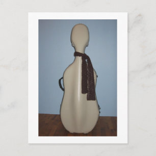 vykort för Winter Cello