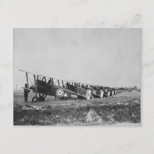 vykort för WWI flygplan