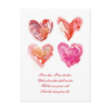 vykort för yttre Kärlek