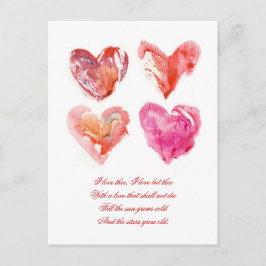 vykort för yttre Kärlek