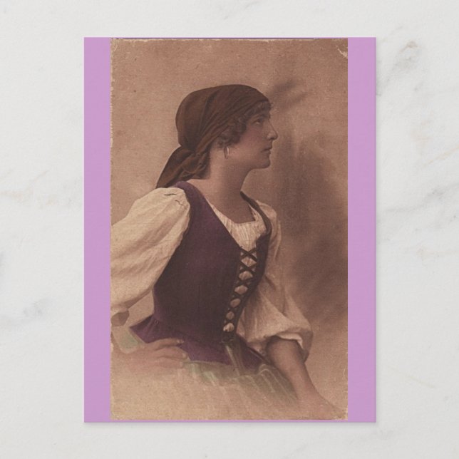 vykort för zigenare (Framsida)