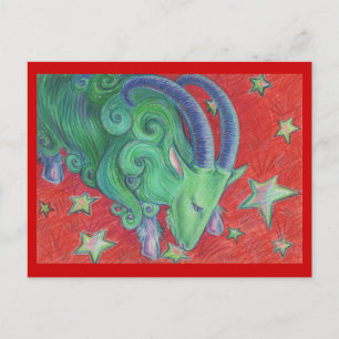 vykort för Zodiac Capricorn