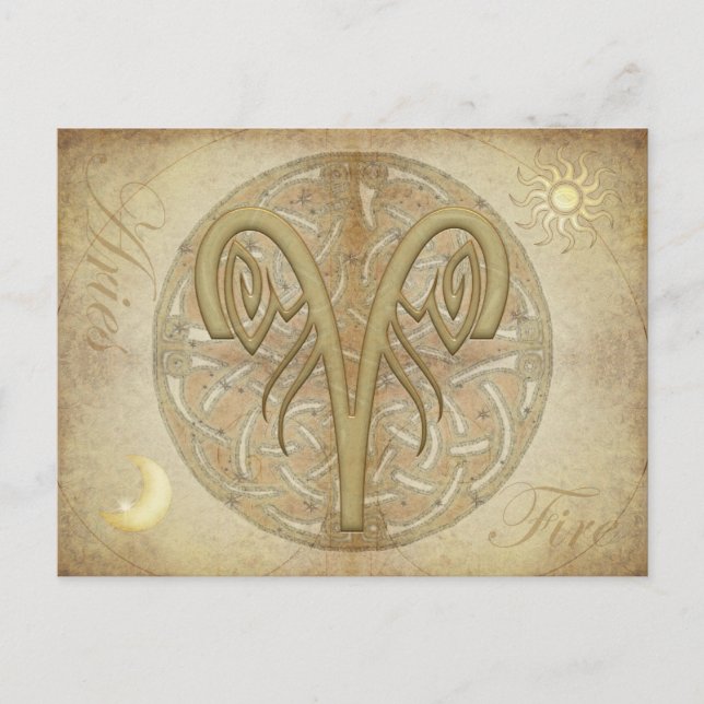 vykort för Zodiac-signering (Framsida)