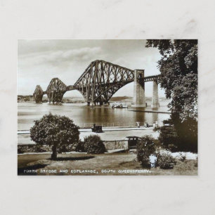 vykort, Forth Bridge, Skottland Vykort