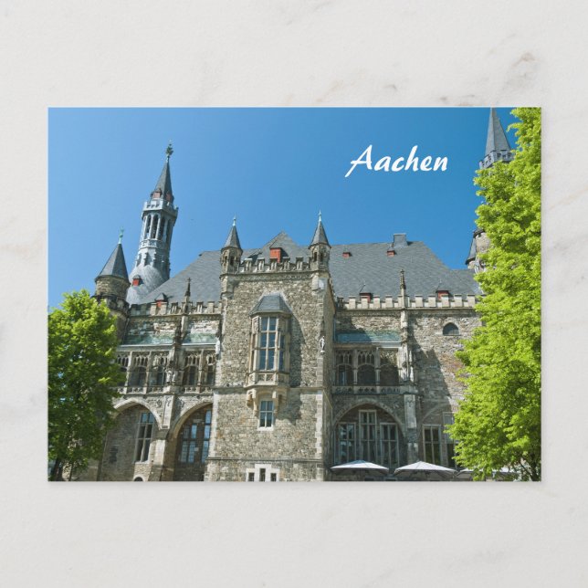 Vykort från Aachen (Framsida)