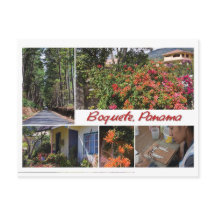 vykort från Boquete, Panama