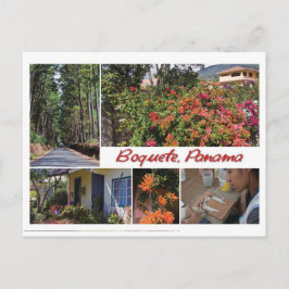 vykort från Boquete, Panama