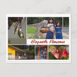 vykort från Boquete, Panama