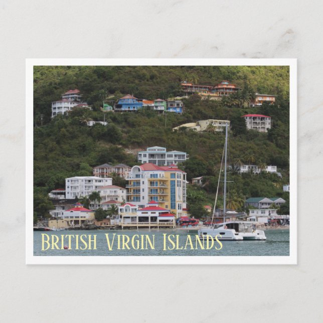 Vykort från Brittiska Jungfruöarna (Framsida)