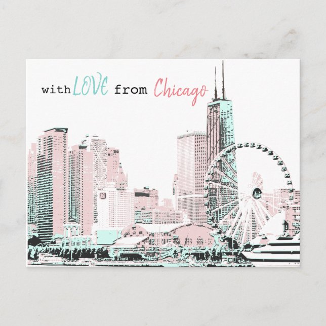 Vykort från Chicago (Framsida)