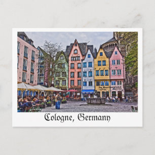 Vykort från Cologne, Tyskland