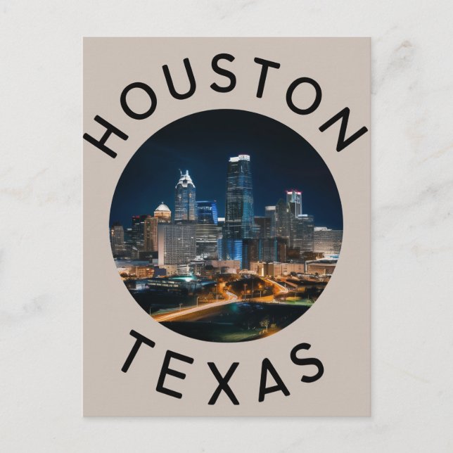 Vykort från Houston Texas (Framsida)