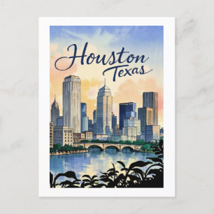 Vykort från Houston Texas