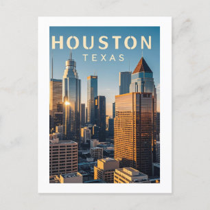 Vykort från Houston Texas
