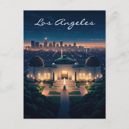 Vykort från Los Angeles natt