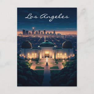 Vykort från Los Angeles natt