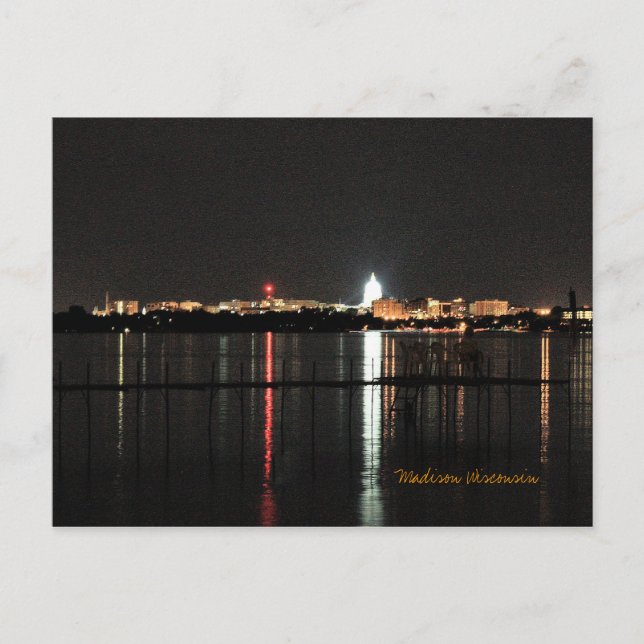 vykort från Madison Wisconsin (Framsida)