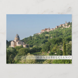 vykort från Montepulciano-katedralen och pub