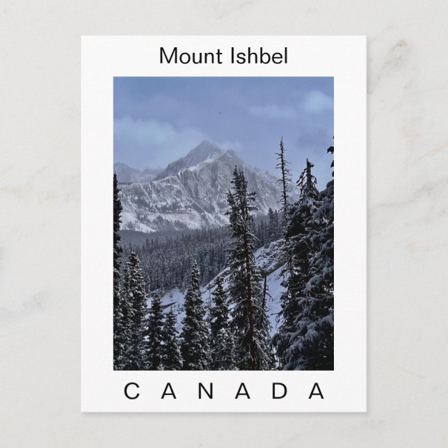 Vykort från Mount Ishbel Canada (Framsida)