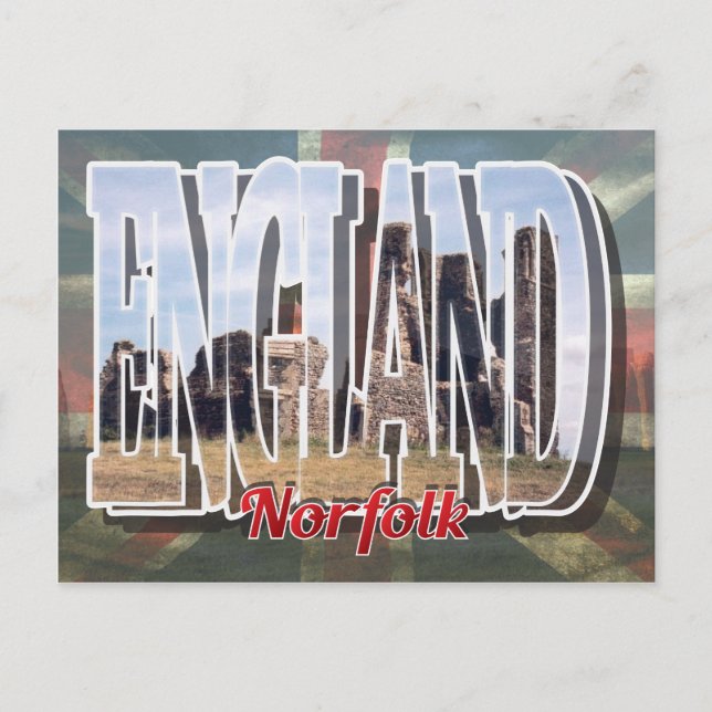 Vykort från Norfolk, England (Framsida)