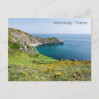 Vykort från Normandie i Frankrike