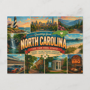 Vykort från North Carolina