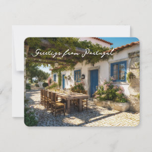 vykort från Portugal, terrasser