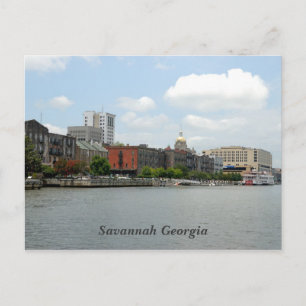 Vykort från Savannah Georgia