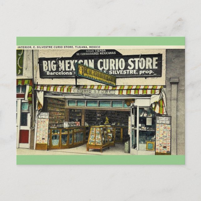 Vykort från Tijuana Mexiko (Framsida)