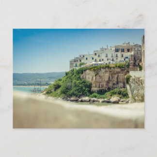 Vykort från Vieste, Apulia, italien