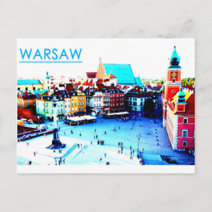 vykort från Warszawa