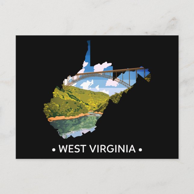 Vykort från West Virginia (Framsida)